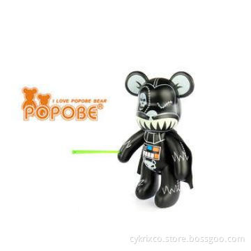 Fashion Home Decoration 10'' Black POPOBE Bear Cartoon Star